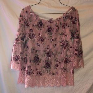 Off the shoulder blouse